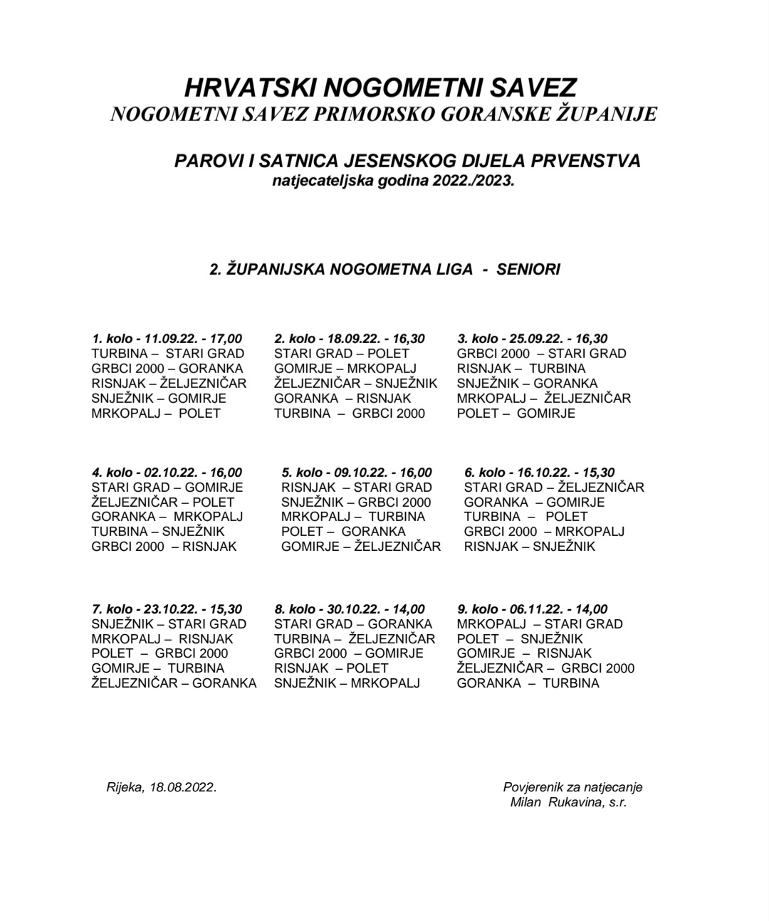 raspored-natjecanja-za-sezonu-202223